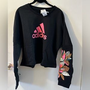 NWT Adidas/Farm Rio cropped sweatshirt
